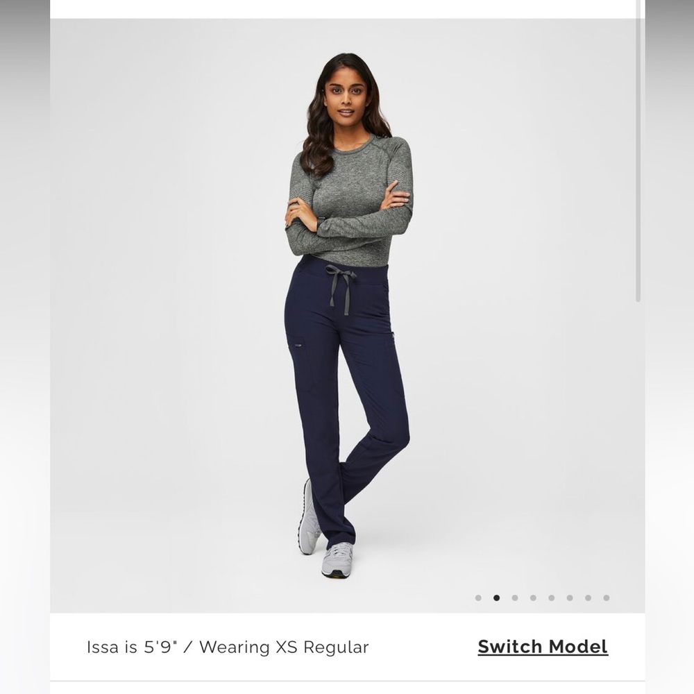 FIGS Navy Yola Skinny Pants 2.0 Regular XS